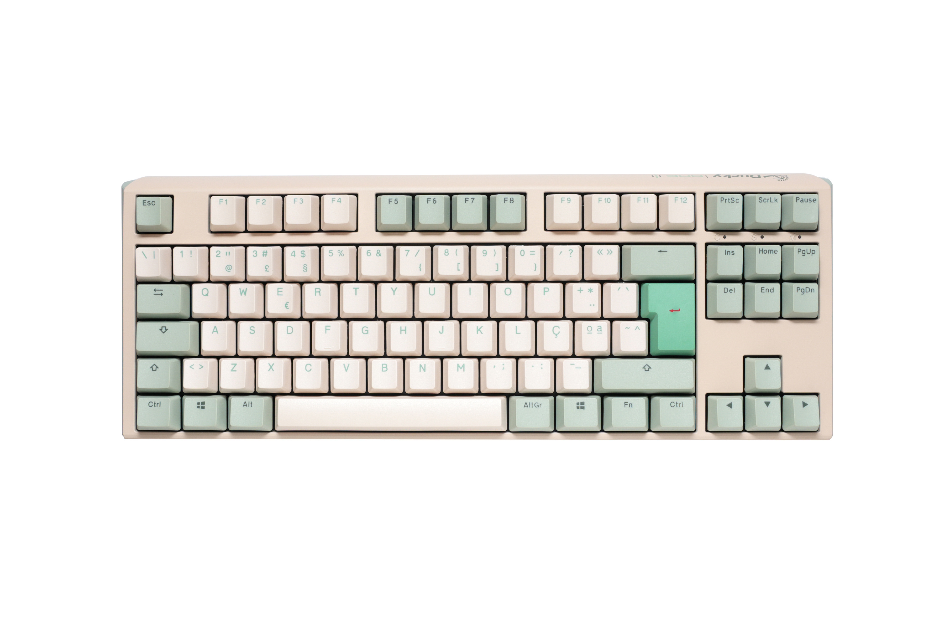 Teclado Ducky One 3 Matcha TKL, Hot-swappable, MX-Brown, PBT - Mecnico (PT) 2